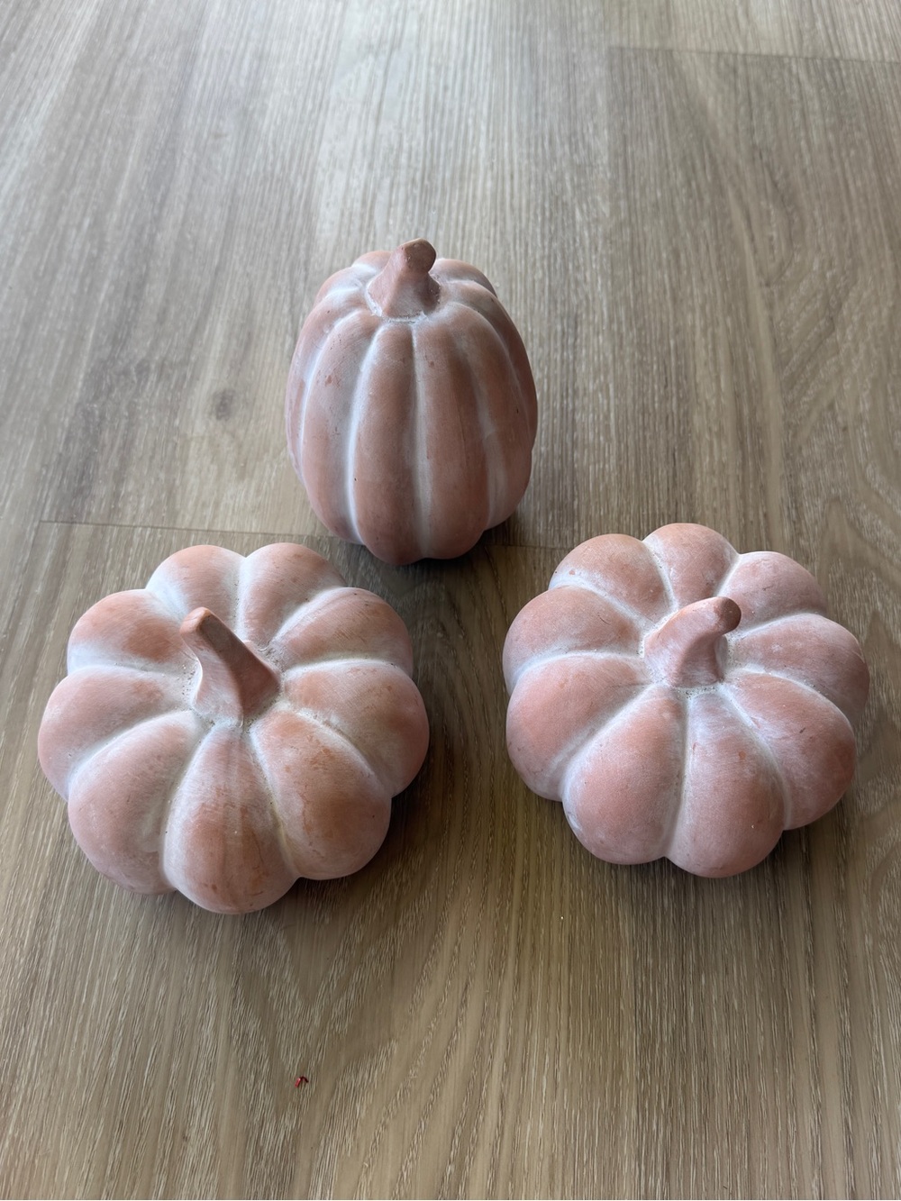 Mini Ceramic Pumpkin Trio